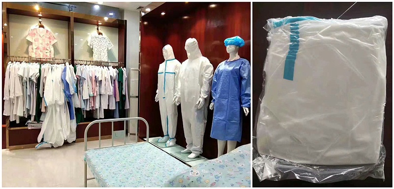 龙八long8玩家医纺防护服